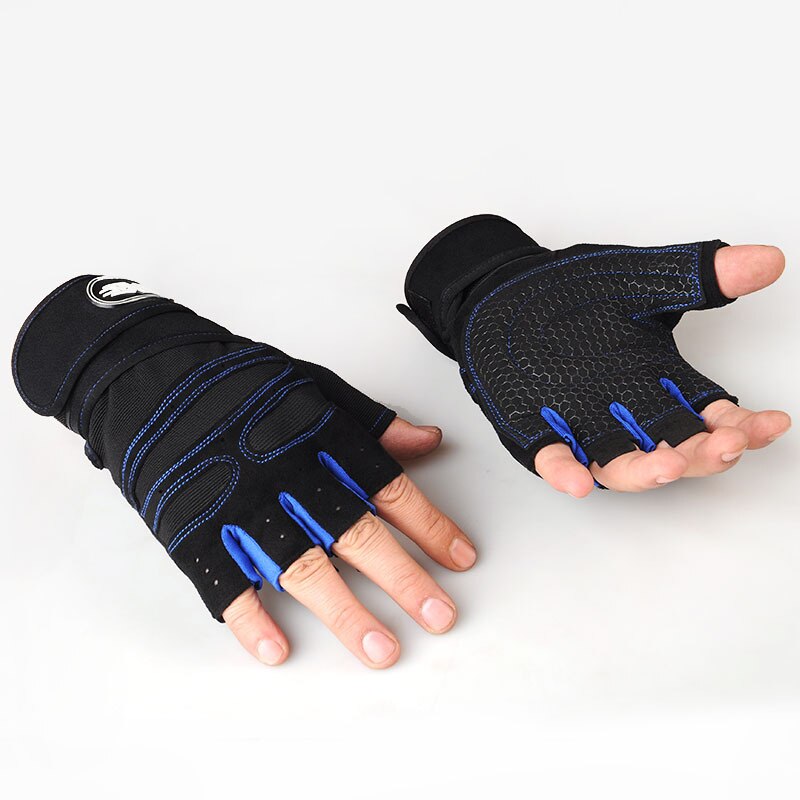 Unisex Half Vinger Sport Handschoenen Voor Hardlopen Jogging Wandelen Fietsen Fiets Gym Fitness Gewichtheffen Antislip