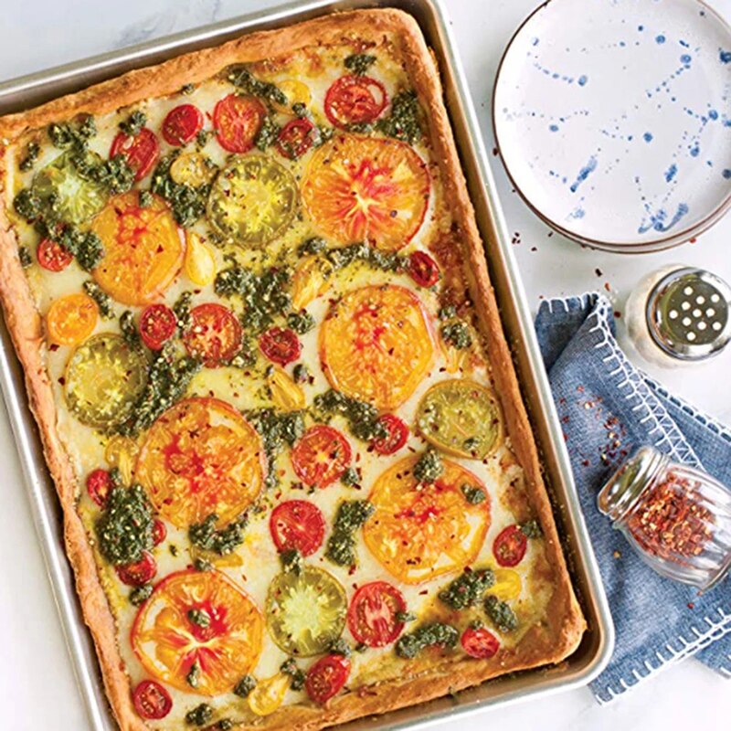 Rvs Bakken Lade Gestoomde Worst Schotel Rechthoek Fruitschaal Pizza Brood Gebak Opbergvak Bakvormen Tool