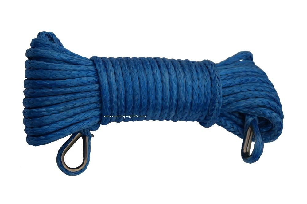 Winch Rope Blue Blue 6mm*15m ATV Synthetic Winch Rope, Winch Rope ... – Grandado