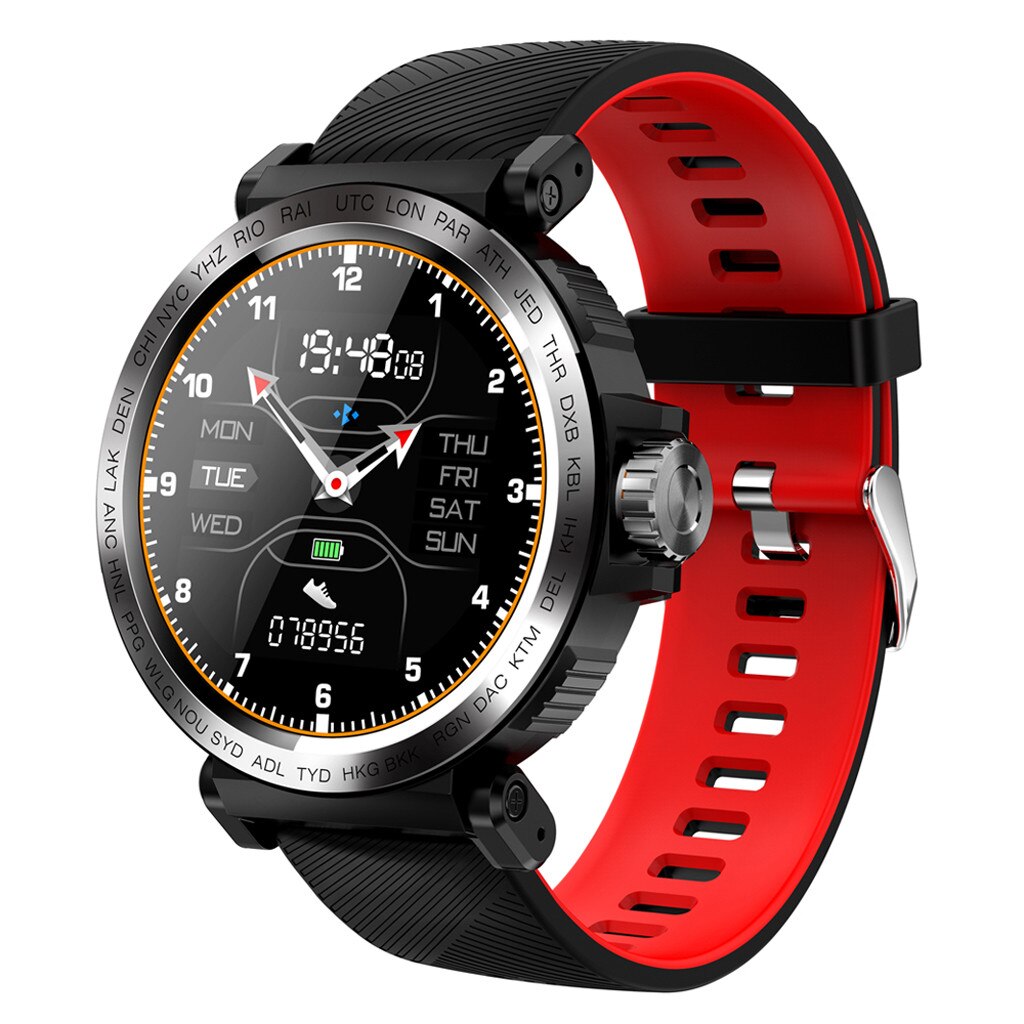 full screen touch waterproof men's sports heart rate monitor smart watch sports performance#30