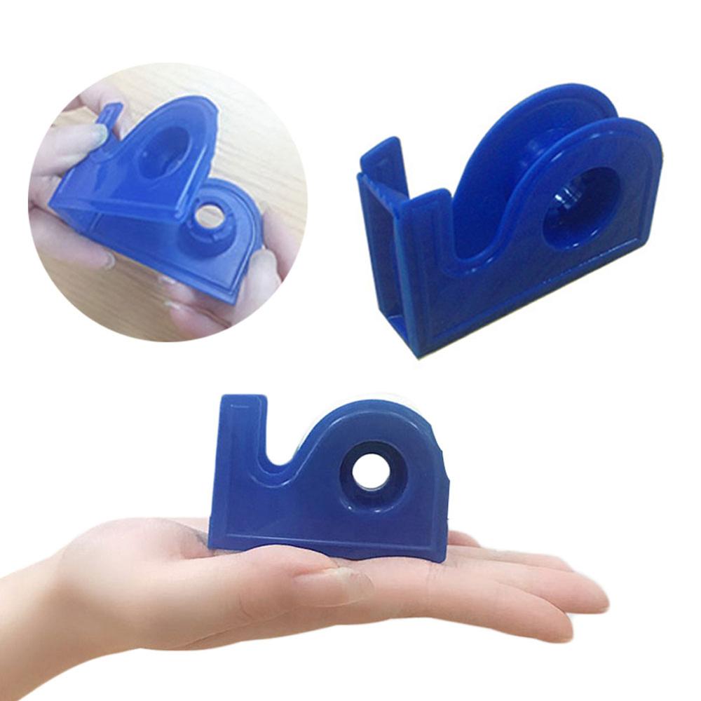 2 stk øjenvippeforlænger tape cutter podning øjenvipper skæring klæbende tape holder makeup værktøjer abs tape cutter tilfældig farve