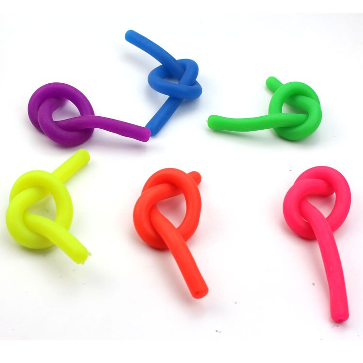 1Pc Hand Hyperflexion Stretchy Antistress Jokes Noodles Rope Squeeze Toys Anti Stress Toys String Fidget Autism Vent Toys GYH