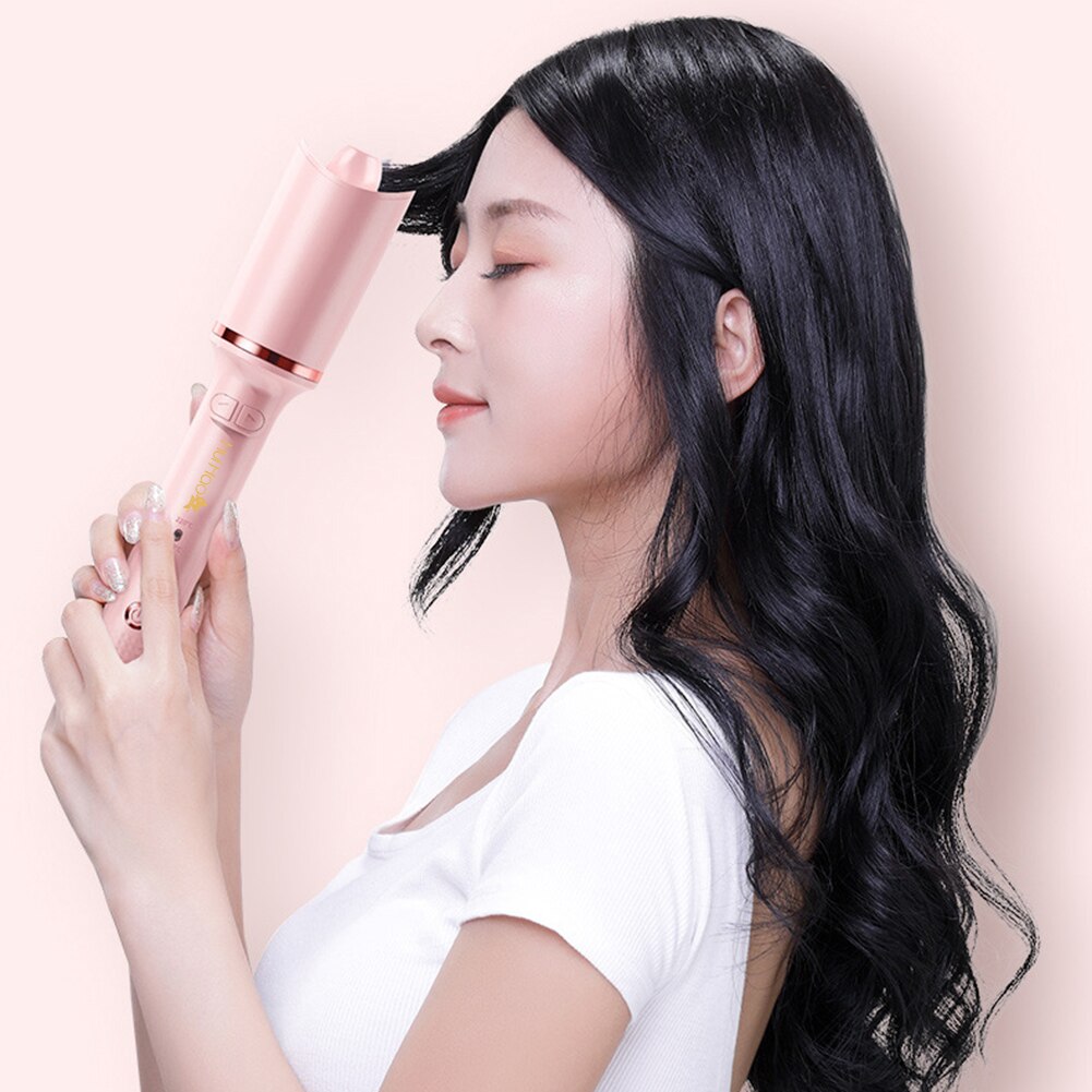 Rose Buis Spiraal Automatische Elektrische Keramische Roterende Haar Krultang Waver Curler Curling Quick Haar Stylereu