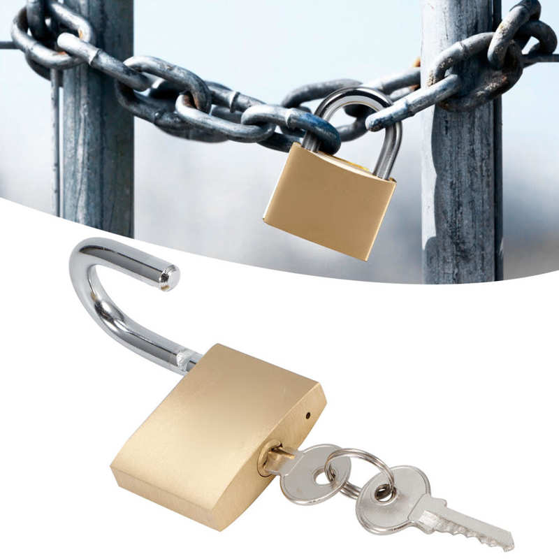 key lock Heavy Duty Outdoor Locker Lock Thick Multifunctional Security Safety Brass Padlock smart door lock