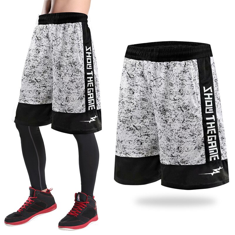 Sport Sportlich USA Basketball Shorts Training Männer Aktiv Shorts Lose Taschen Herren Sommer Lauf Fitness Short Jogging