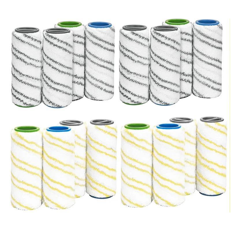 or Karcher FC3 FC3D FC5 FC7 Roller Brush Set Replacement Hand Household Floor Washable Wet Dry Vacuum Cleaner Accessories: Lavender