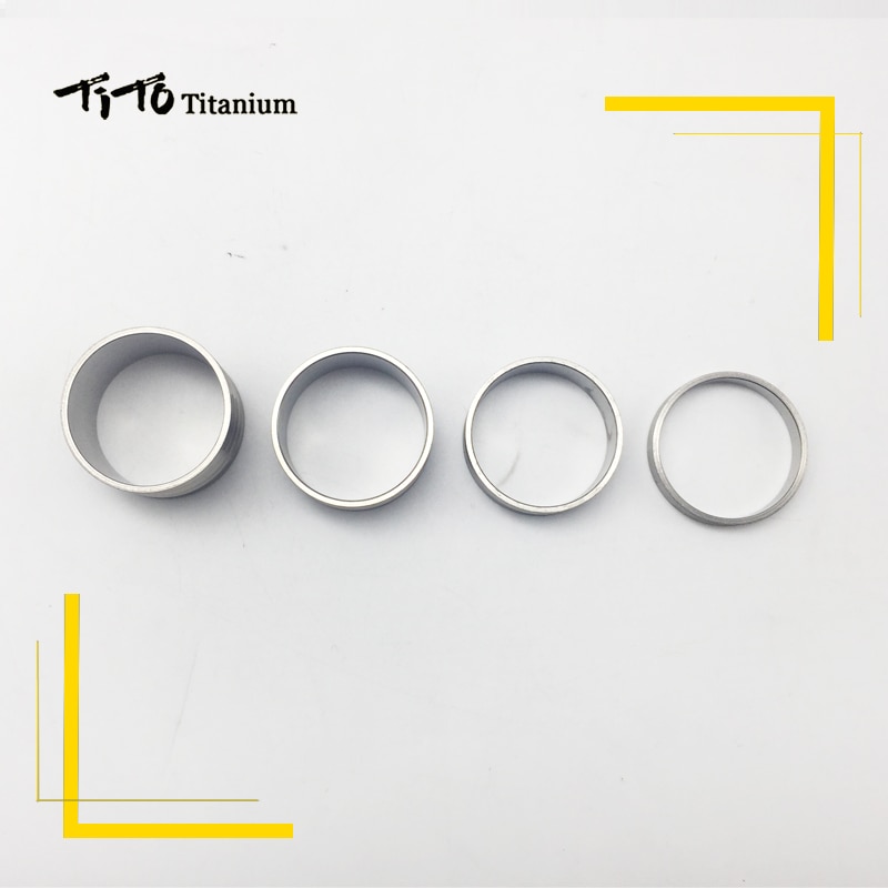 TiTo titanium bicycle arc headset stem spacers 5/10/15/20mm bike stem spacer washers headset