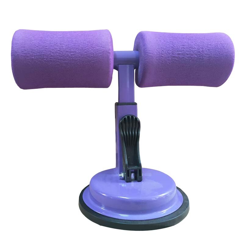 Justerbar inomhus gym träning magmaskin träning sit-ups hem fitness buken curl träning magrullar bärbart verktyg: Lila typ 2