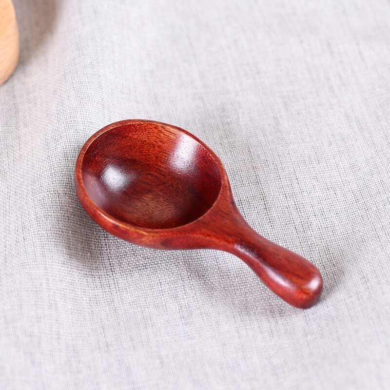 Wooden Spoon For Child Milk Powder Kitchen Seasoning Kid Soap Pudding Honey Coffee Children Tableware Spoon Nanmu Scoopladle h3
