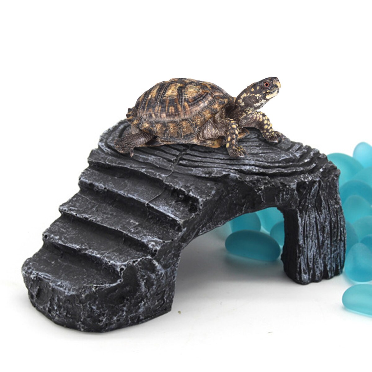 Reptile Tortoise Basking Platform Hiding Cave Fish Tank Aquarium Decor Reptile Basking Platform Reptiles Amphibians