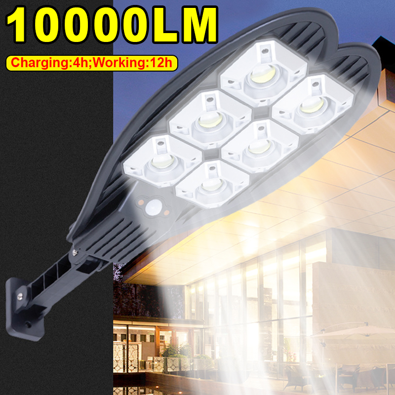 IP67 Waterproof Upgrade Outdoor LED Solar Light 5000w Powerful Solar Lamp 3 Modes Garden Light Street Lamp With Motion Sensor