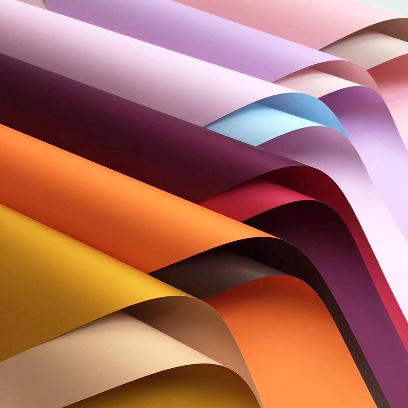 20 Stuks/pak Van Bloemen Inpakpapier Waterdichte Twee-Kleur Dubbelzijdig Ouya Papier Boeket Inpakpapier Bloemen Materialen