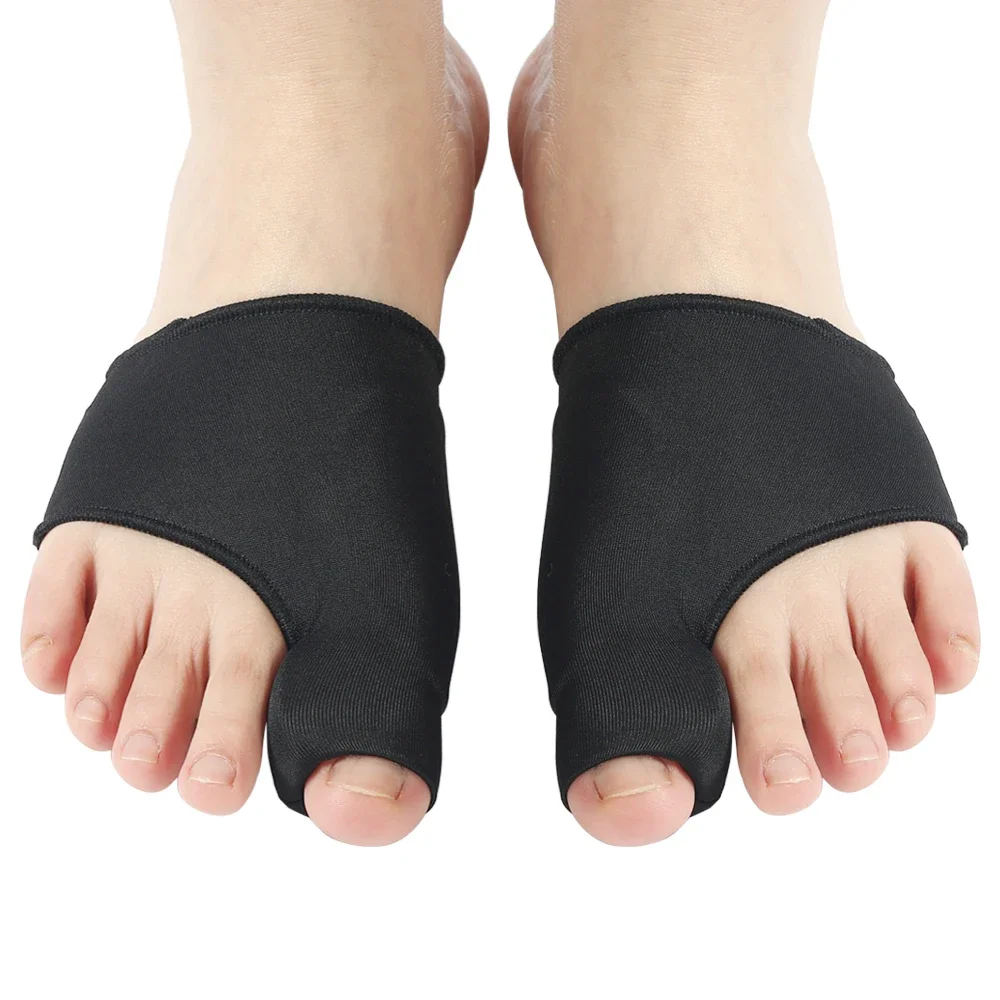 2Pcs Toe Separator Füße Knochen Daumen Teller Hallux Valgus Bunion Corrector Orthesen Korrektur Pediküre Socke Haarglätter Werkzeuge: plum