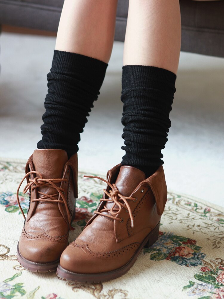 Skin Comfortable Leg Covers Stepped Foot Non-slip Calf Arthritis Protector Autumn And Winter Thickened Warm Leg Guards