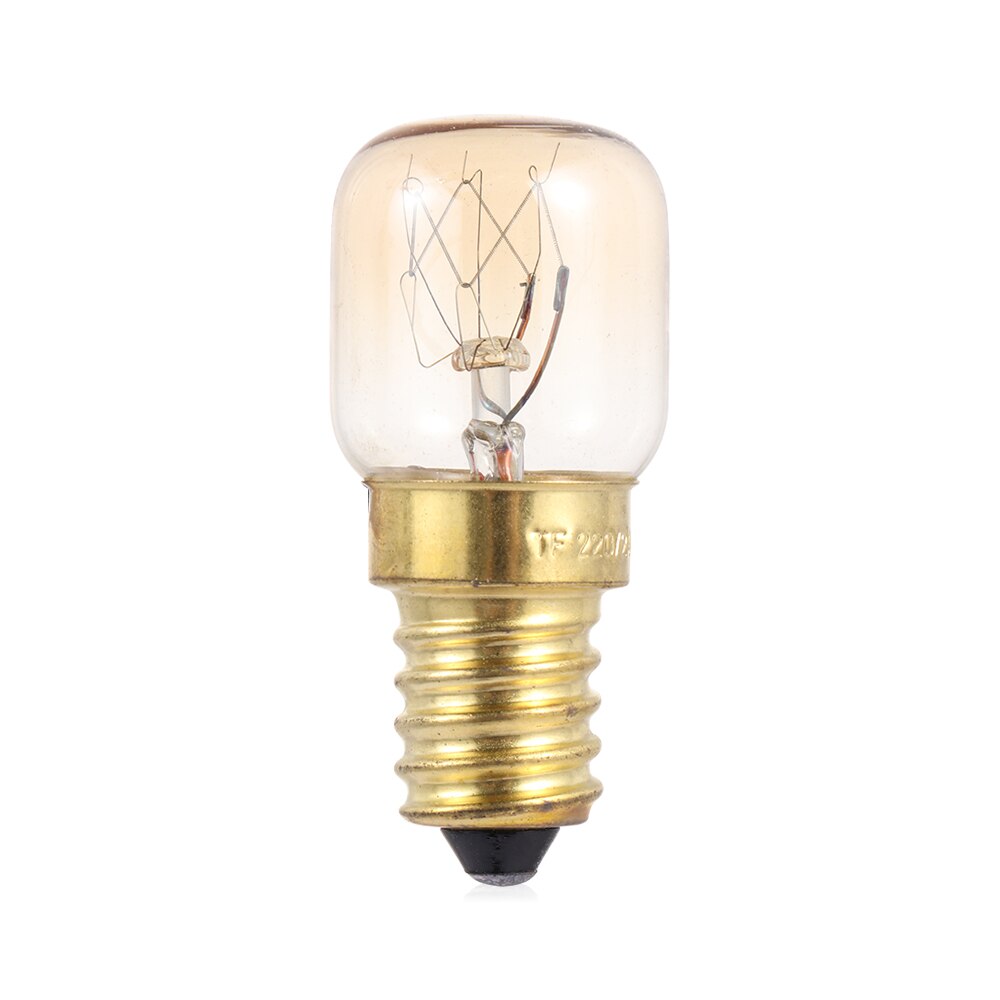 mini 220v 300 gradere høy temperatur 15w / 25w ses  e14 ovn brødrister / fuktig lyspærer kjøkkenvifte lampe salt pære lys: måke / 25w