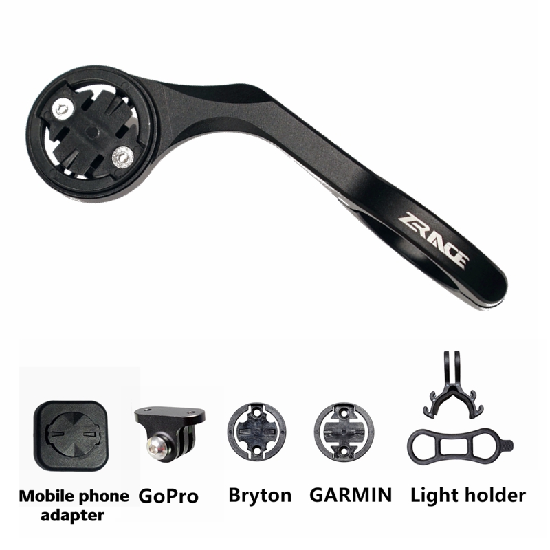 Zrace Mtb Fiets Gps Stand Racefiets Computer Camera Houder Aluminium Mount Fietsen Voor Garmin Igpsport Bryton Wahoo Gopro: YELLOW
