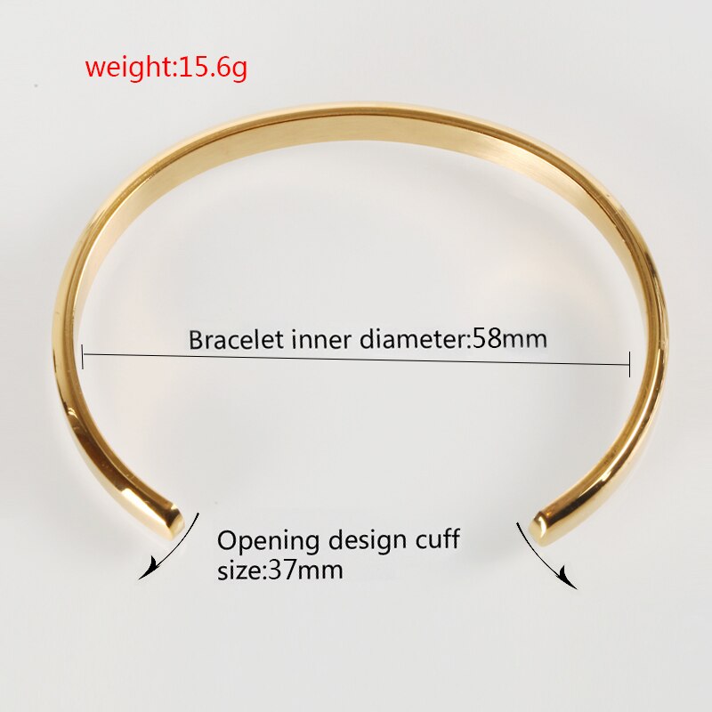Rustfritt stål armbånd mansjett armbånd armbånd smykker menn armbånd gull armbånd rustfritt stål armring armbånd