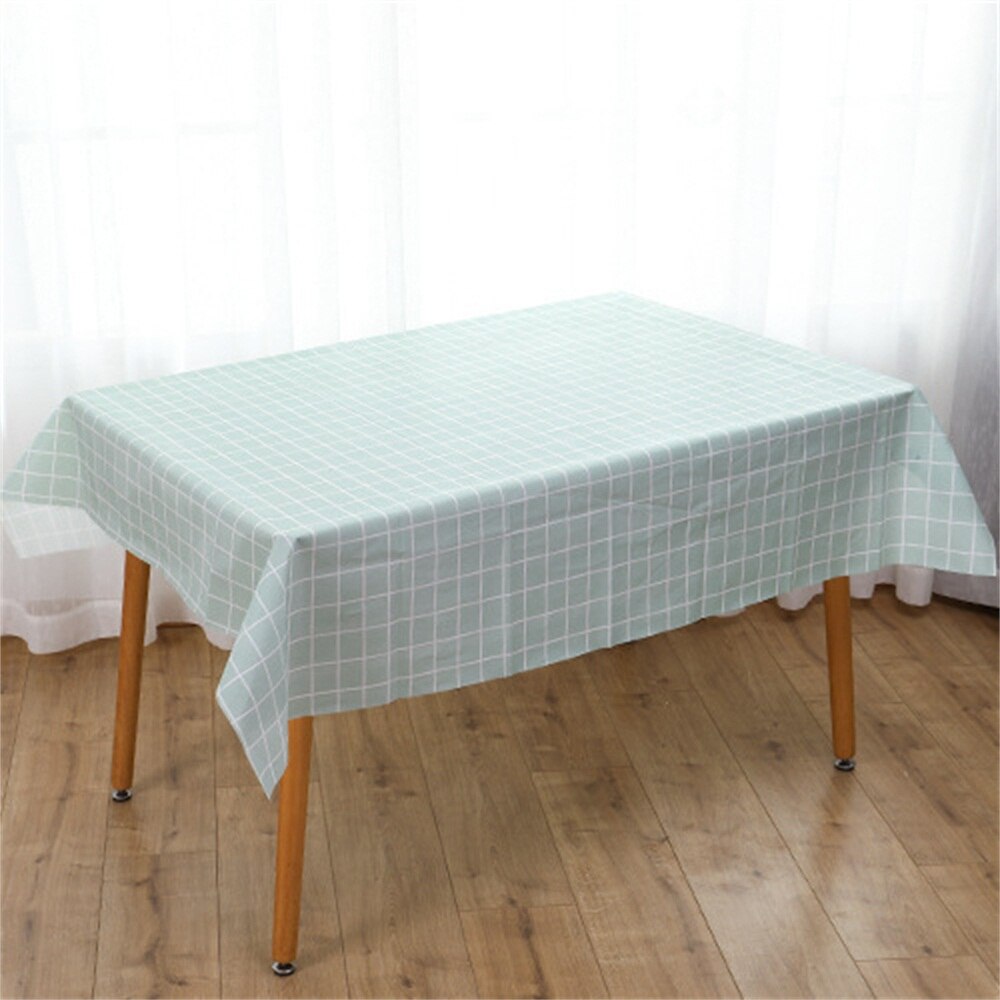 Rooster Tafelkleed Anti-Brandwonden En Olie-Proof Bruiloft Verjaardag Party Tafel Dekken Rechthoek Bureau Doek Veeg Covers Tafel doek: Green / 137x90cm