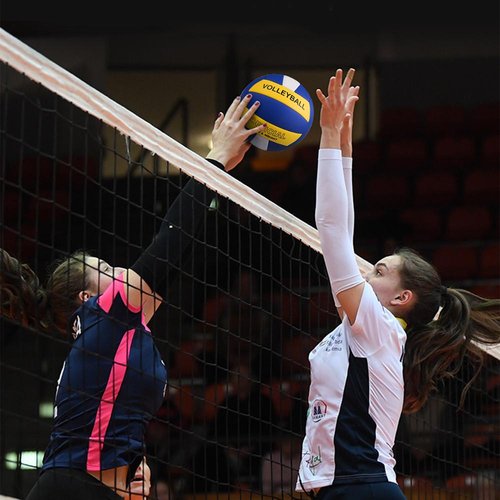 Pelota de voleibol de tamaño 5, pelota de voleibol de exteriores de interior suave para juego, entrenamiento de gimnasia, juego de playa, balón de voleibol