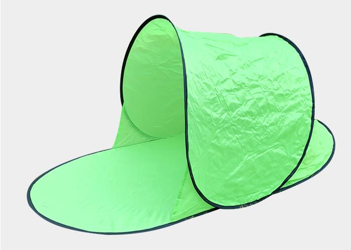 Portable Sun Shelter Foldable Lawn Summer Outdoor UV Tarp Sun Shade Cabana Camping Awning Sunshade Beach Canopy Tent 1: Green
