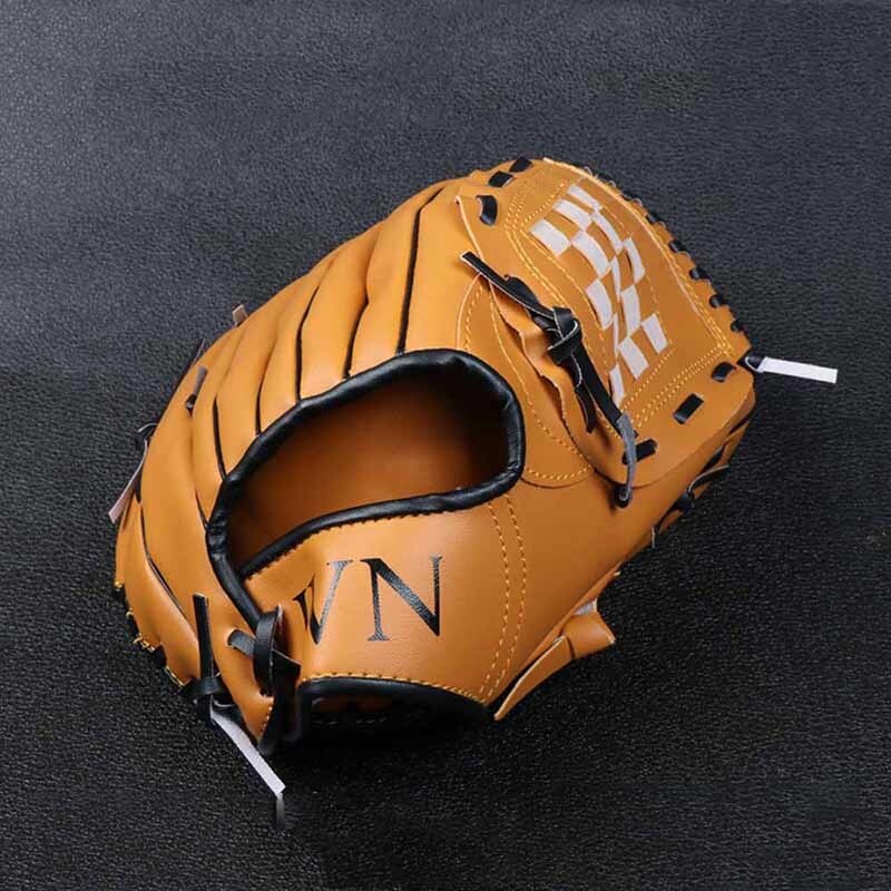 Outdoor Sports PVC Waterproof Baseball Gloves Thickened Breathable Child Teenager Adult Training Softball Pitcher Catch Training