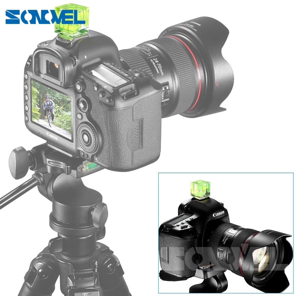 Niveau à bulle fixe universel 3 axes, pour Canon/Nikon/Pentax DSLR, accessoires de photographie