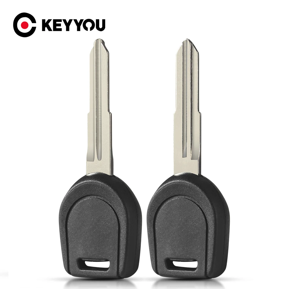 KEYYOU-carcasa de llave transpondedor de repuesto para llave remota, para Mitsubishi Colt Outlander Mirage Pajero Key MIT11R MIT8 Blade