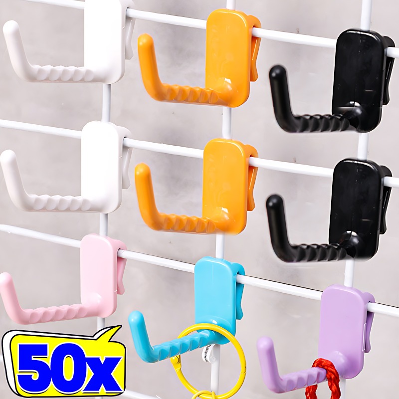 Mehrzweck Haken Kleiderbügel Kleidung Wand Hängen Haken Supermarkt Display Haken Rack Zubehör Lamellen Haushalt Organizer