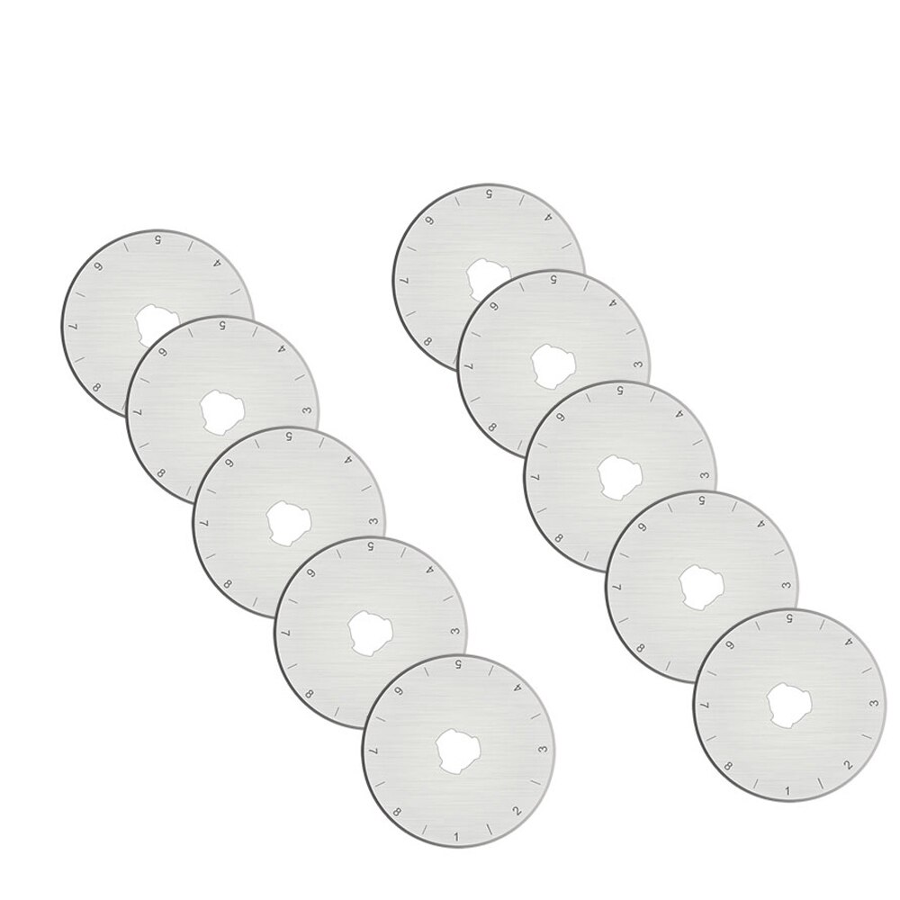 5Pcs 28mm Rotary Cutter Blades Replacement Spare Safety Blades Hand Held Refill Quilting Cutters DIY Fabric Leather Craft