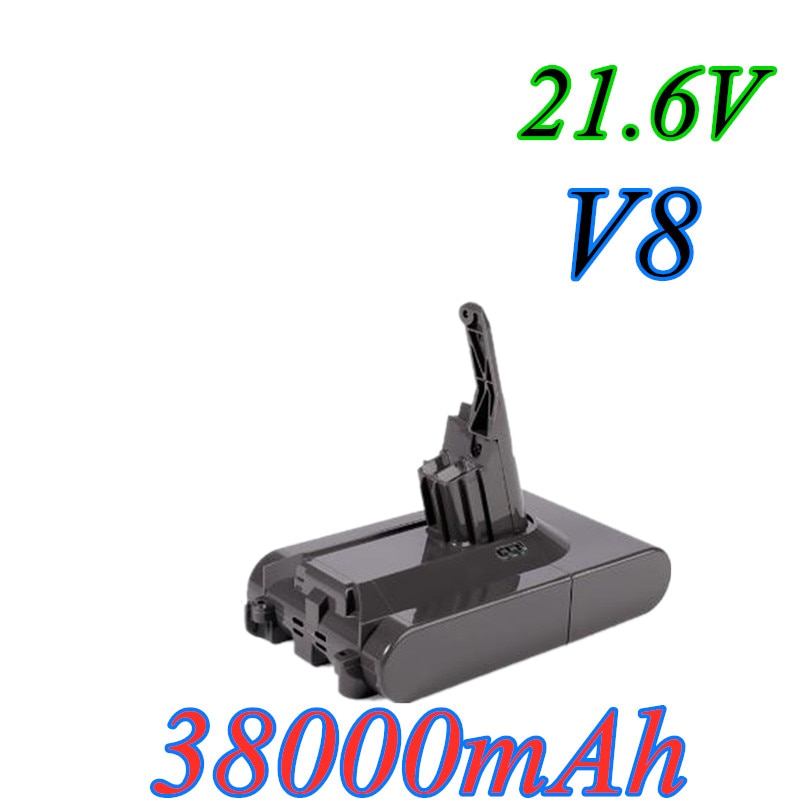 38000mAh 21.6V Battery For Dyson V8 Battery for Dyson V8 Absolute Fluffy/Animal Li-ion Vacuum Cleaner rechargeable Battery