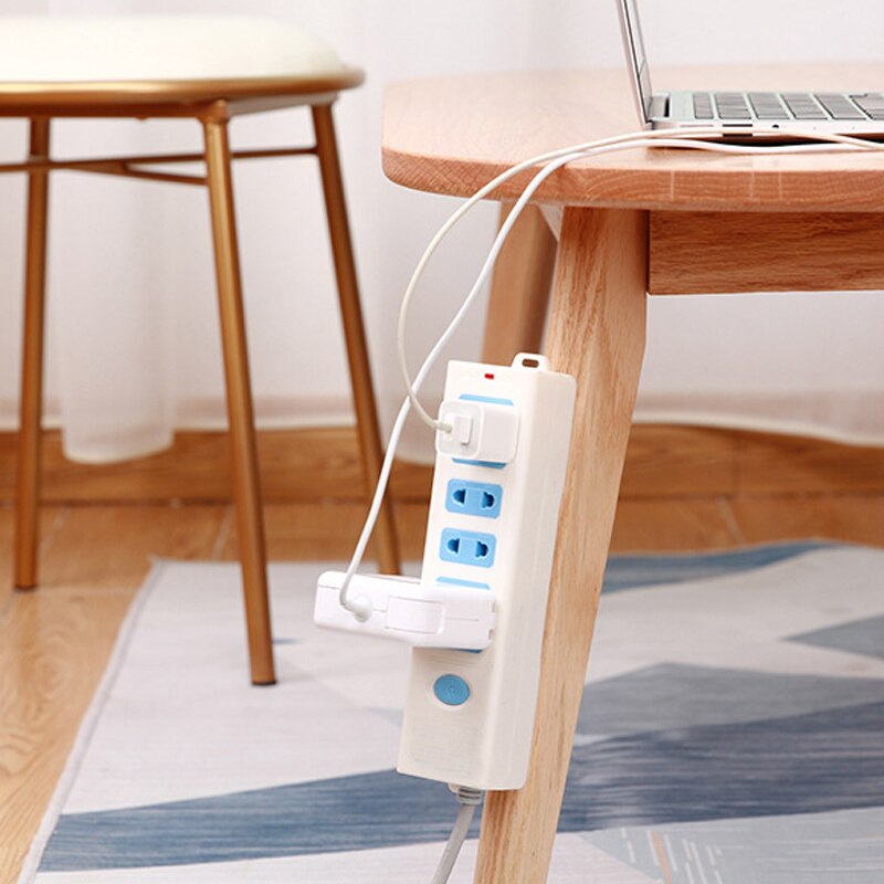 1~2PCS Socket Wall Adhesive Holder Homekit Router Plug-in Line Board Holder Home-free Wall-mounted Plug-in Board Wall Hook