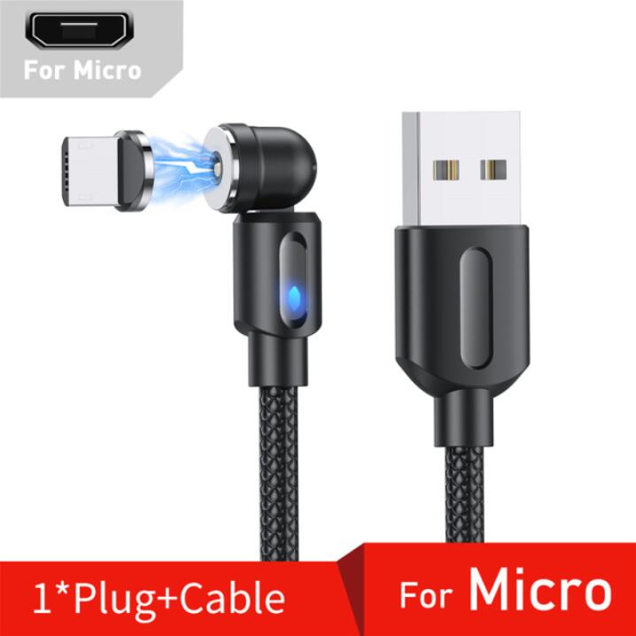 3A QC 3.0 60W USB C a USB tipo C cavo USB C PD caricabatterie rapido cavo dati USB-C tipo c cavo per Huawei Xiaomi Samsung one plus: 2m / Black For Micro