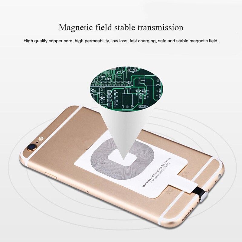 Module récepteur de chargeur sans fil Qi pour transmetteur de chargeur sans fil Android pour récepteur d'adaptateur de charge intelligent iPhone