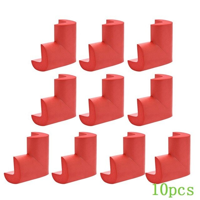 10pcs/lot Baby Safety Silicone Protector Table Corner Edge Protection Thicken Safety anti-collision angle Protect kids from bump: 10pcs 02