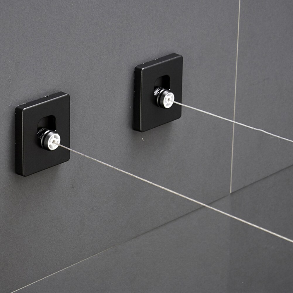 Laundry Clothesline Wall Hanging Stretch Washing Clothes Invisible Shrinking Line for Indoor Outdoor Laundry Supplies