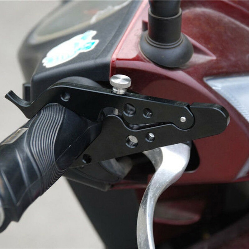 Accessory Throttle Lock Universal Handlebars Lever Aluminum alloy CNC Motorcycle Cruise Control Assist Grip