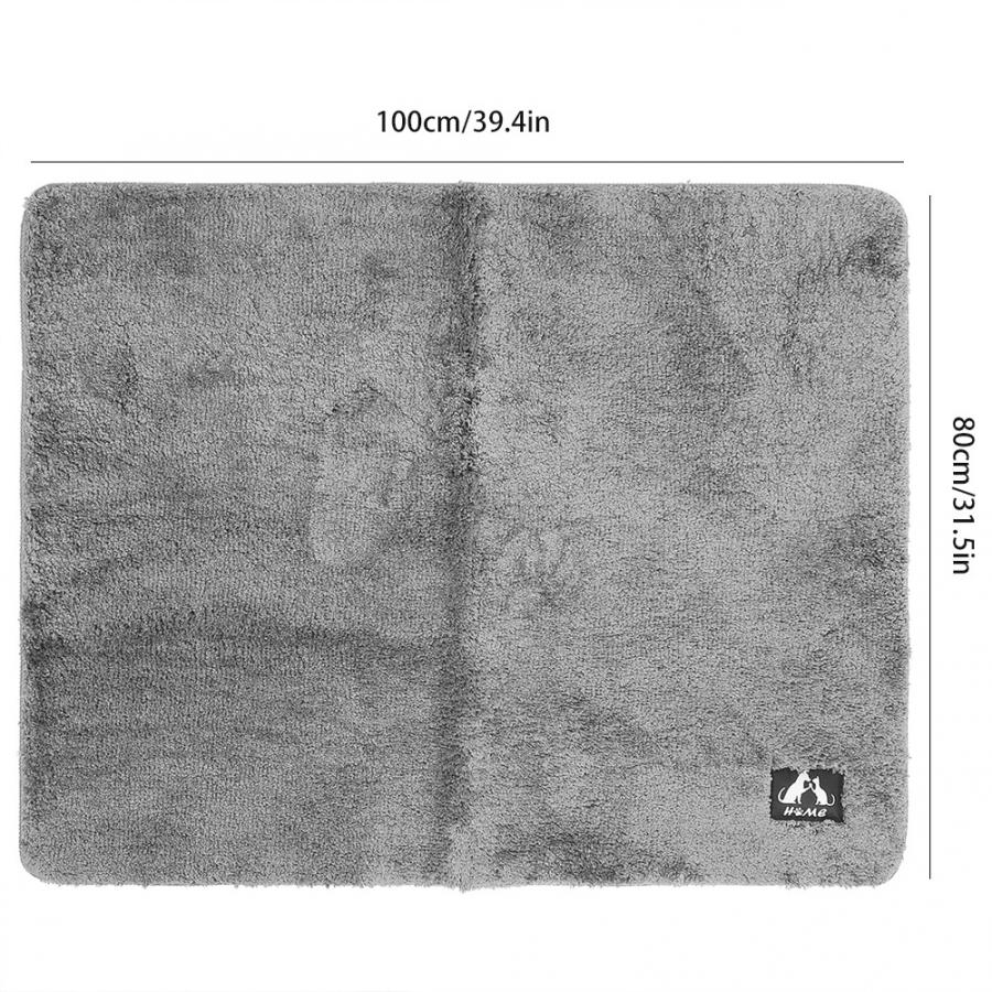 Zachte Deur Mat Anti-Slip Absorberende Vloerkleed Bed Tapijt Mat Voor Home Badkamer Slaapkamer: Grey 80x100cm