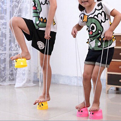Schattige Springen Stelten Lopen Stilt Jump Outdoor Fun Sport Speelgoed voor Kinderen Kinderen 1 Stuk 7 Kleuren Ondersteuning