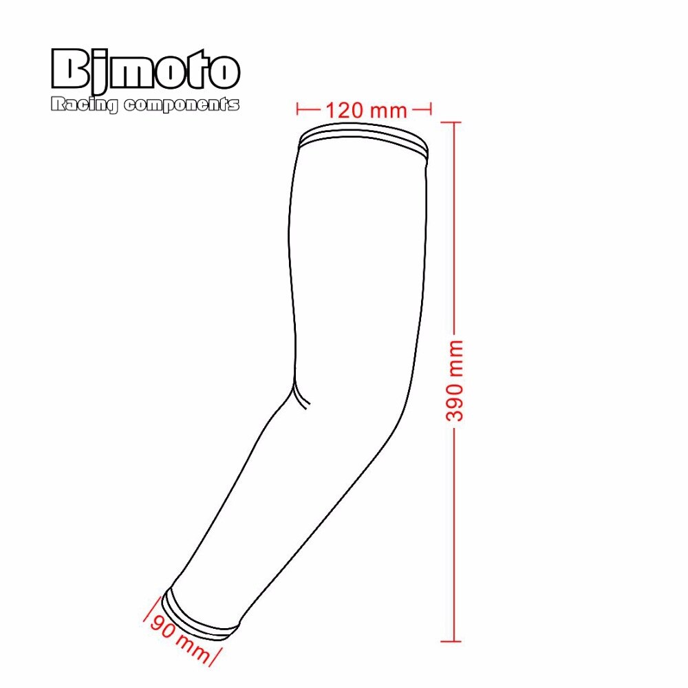 Bjmoto Paar Motorfiets Arm Mouwen Mannen Vrouwen Zomer Running Vissen Fiets Fietsen Arm Warmer Cool Max Bescherming Morsmouw