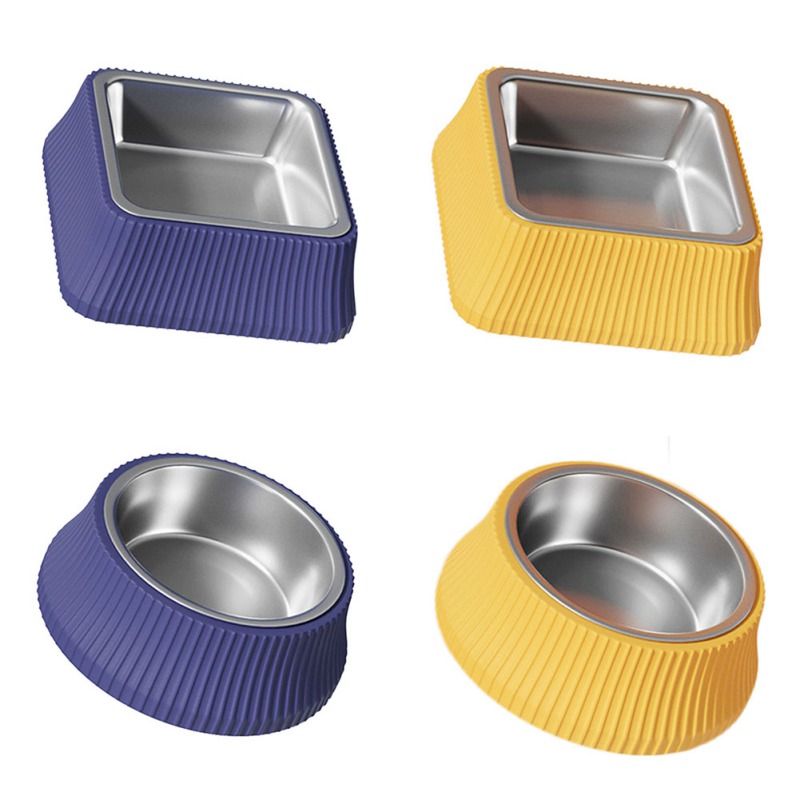 Stainless Steel Dog Bowl Non-slip Food And Water Feeder Detachable Large Food Bowl Suitable For Small Medium And Large Dogs