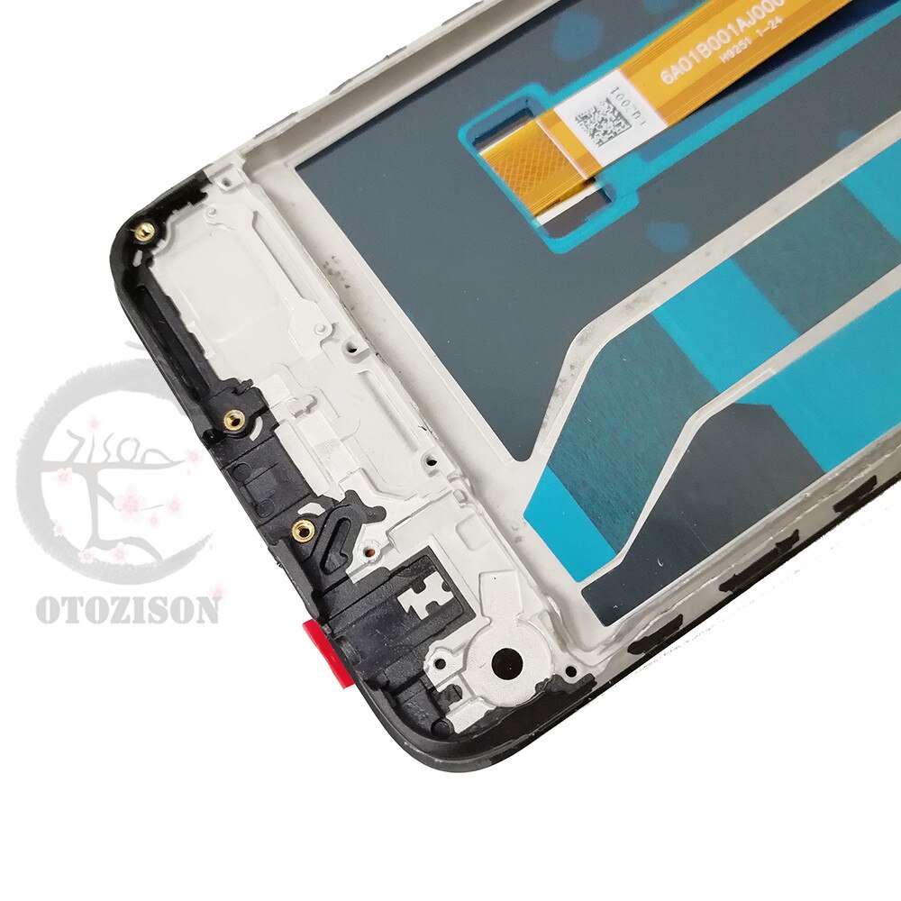 Realme 5 LCD Display Ersatz - 6.5" IPS Bildschirm mit Rahmen - Touch Digitizer Einheit