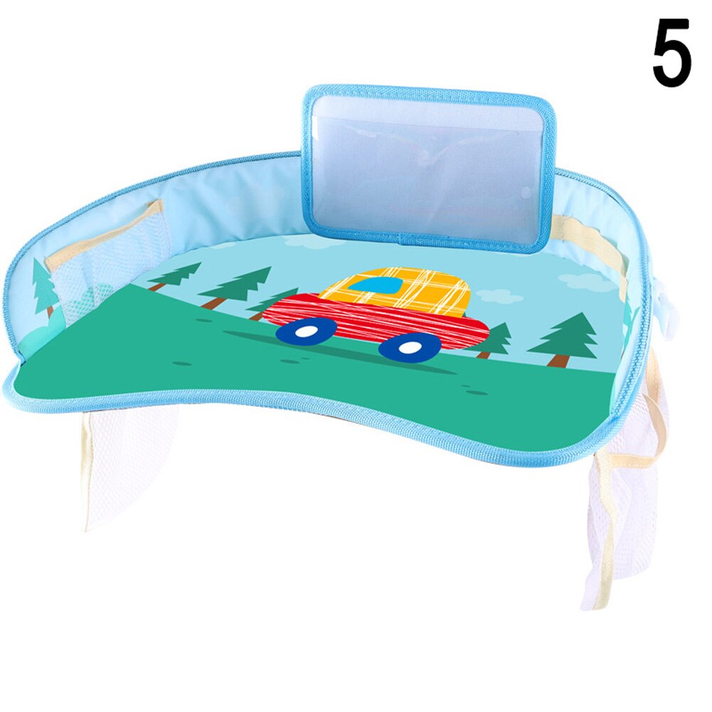 Car Seat Dinner Plate Multifunctional Baby Cartoon Table with Fixed Strap JLD: style 5