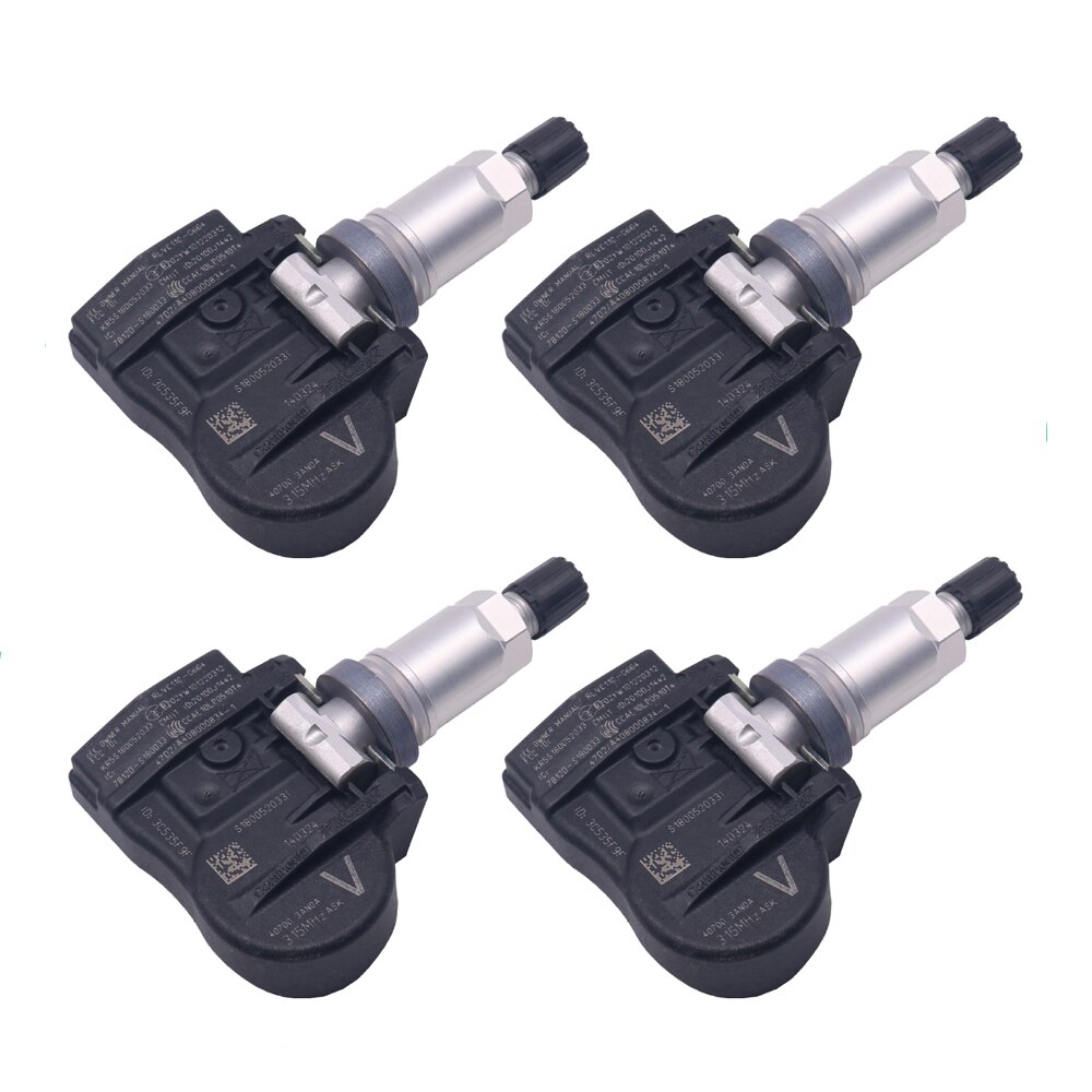 4Pcs/Bandenspanning Sensor 407003AN0B 407003AN0A Voor Nissan Frontier Maxima NV200 Sentra Versa Bandenspanning Sensor: Default Title