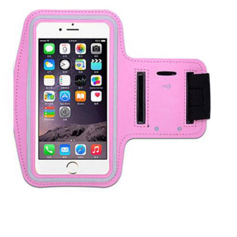 Universele Waterdichte Sport Armband Tas Running Jogging Gym Arm Band Mobiele Telefoon Bag Case Cover Houder Voor Xiaomi Samsung Iphone: pink