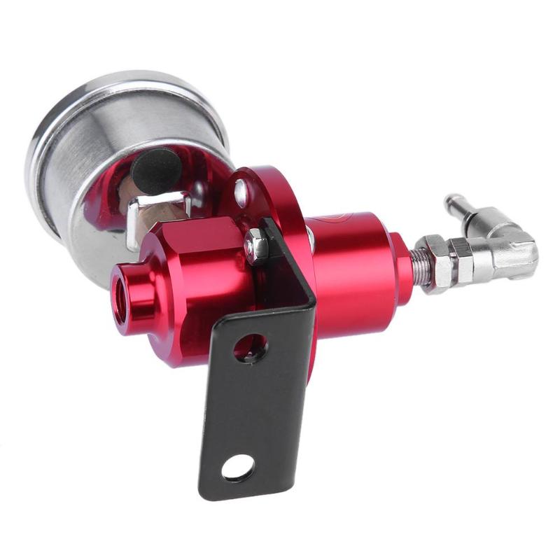 Auto Car Metal Adjustable Car Fuel Pressure Regulator with Oil Gauge Increase Fuel Injection Save Costs Automobile Accessories