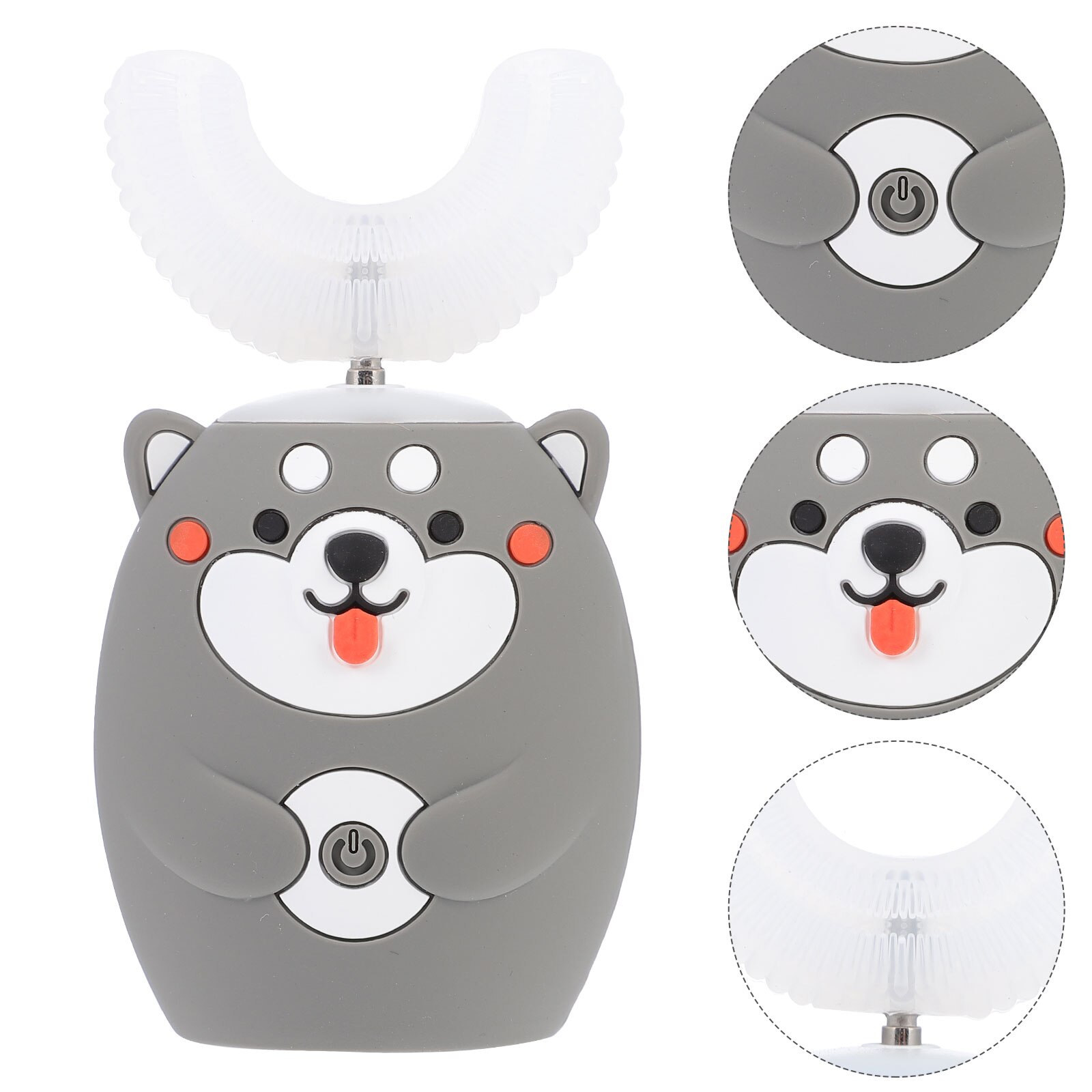 1pc spazzola per pulizia orale per bambini spazzolino elettrico a forma di U spazzolini da denti per bambini