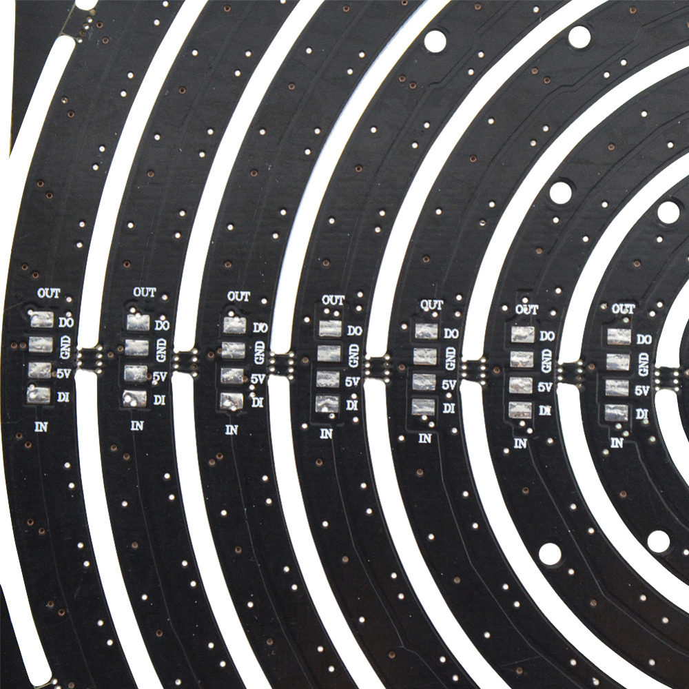 Decoratieve Led Strip Light Sk6812 Ring 1 8 12 16 24 32 40 48 60 93 241 Bits Sk6812 Rgbw Rgbww 2700-6500K Led Ring Dc 5V