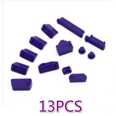 13 Pz/set Anti Spinotti E Jack Antipolvere Per Il Computer Portatile Della Copertura Del Silicone Fermacorda E Ganci Del Computer Portatile Spinotti e jack antipolvere del Computer portatile antipolvere usb Spinotti e jack antipolvere accessori per Computer: VIOLA