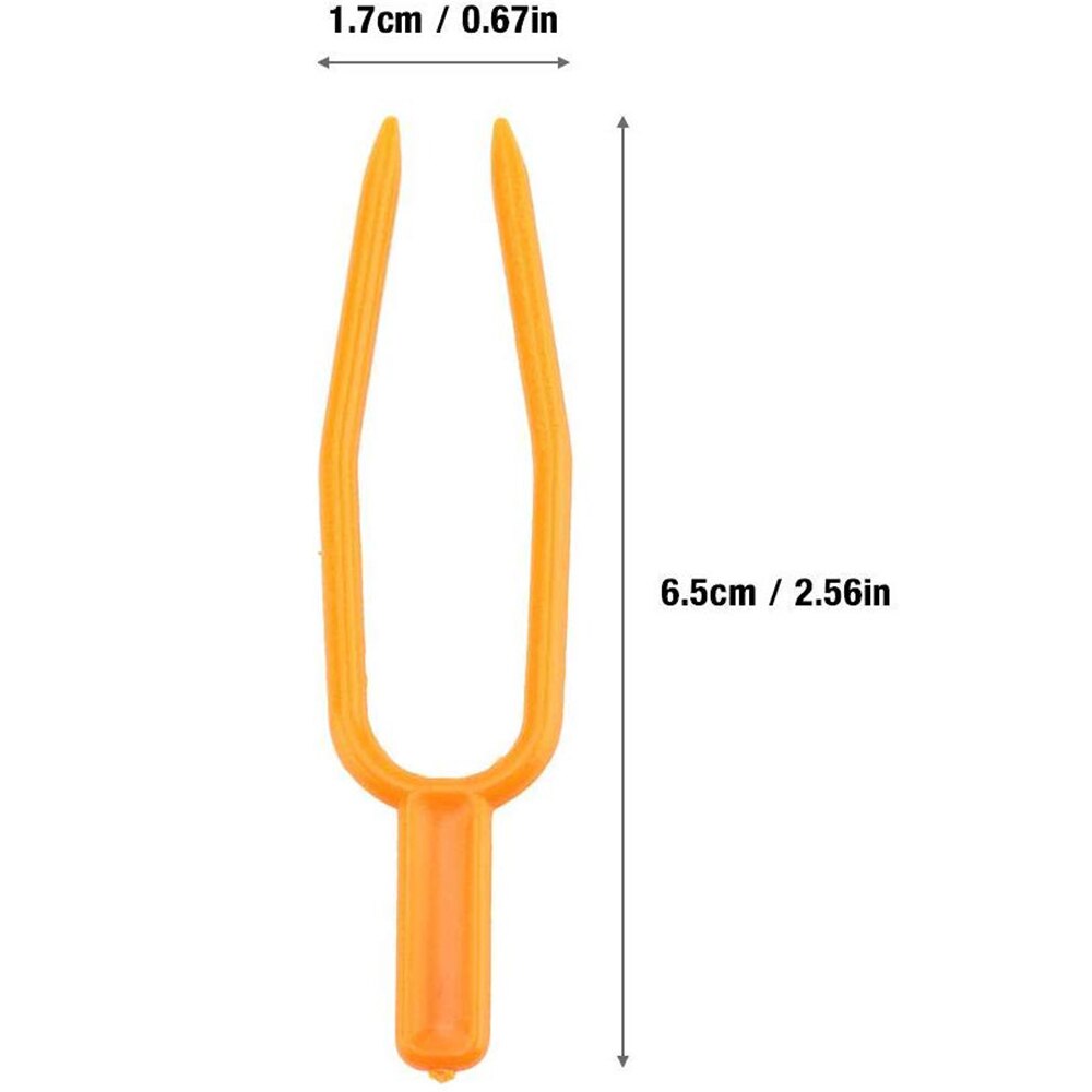 Tuingereedschap 50Pc Plastic Plant Clips Uitlopers Bevestiging Bevestiging Armatuur Klem Aardbei Vork Landbouw Clip GT034