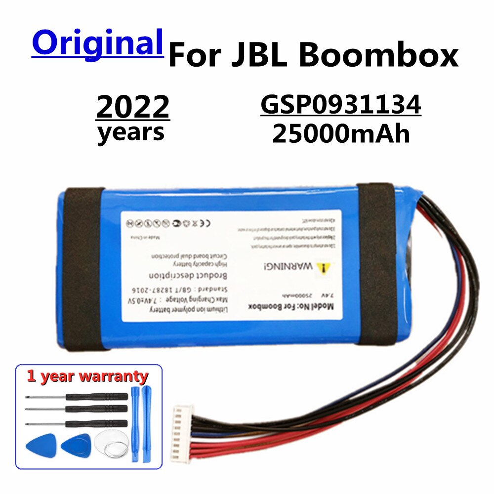 2022 Speaker Original Battery For JBL Charge 3 2+ 2 Plus Flip 3 4 5 Pulse Xtreme 2 3 For Harman Kardon Go Play Onyx Battery